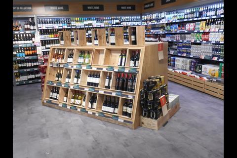 The wine and spirits area look as good as anything that the big supermarkets offer.